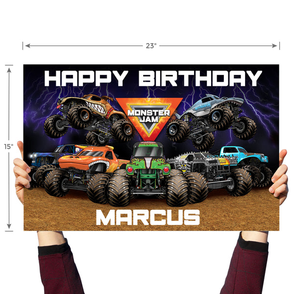 Monster Jam – Personalized Yard Sign