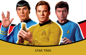 Star Trek cardboard cutout: Lifesize replica of iconic characters.