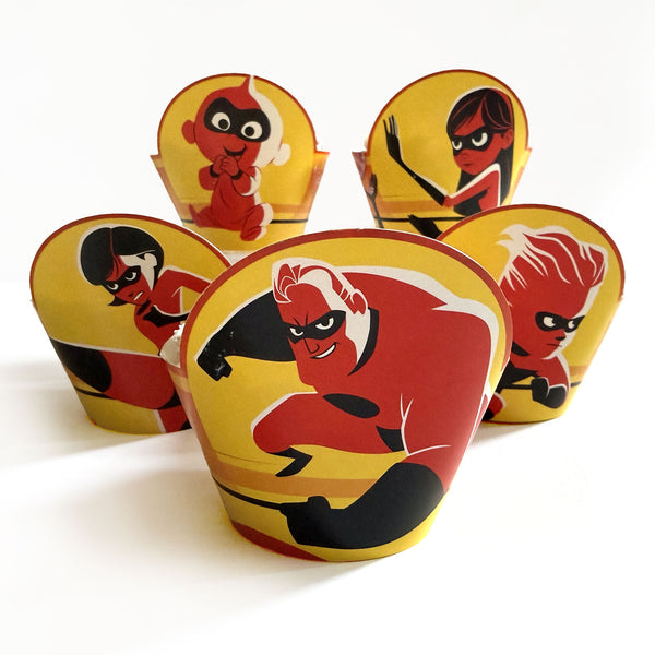 Incredibles 2 cupcake wrappers, pack of 12 – main view