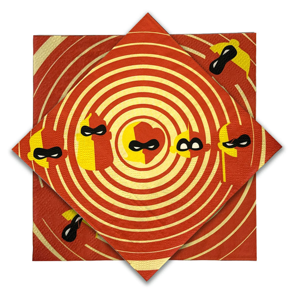 Incredibles 2 lunch napkins, pack of 16 – folded front design