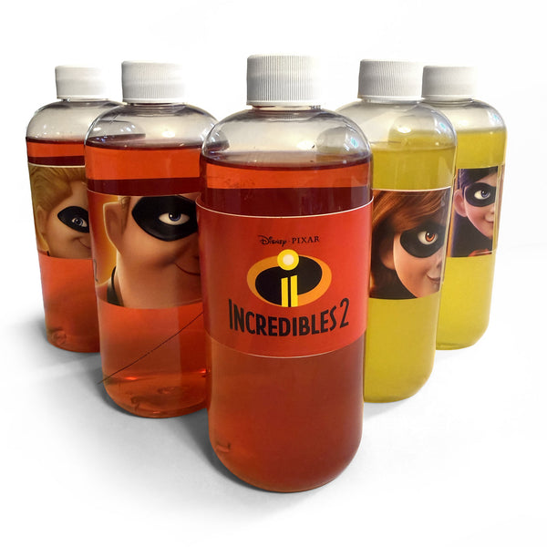 Incredibles 2 water bottle labels, pack of 16 – main view