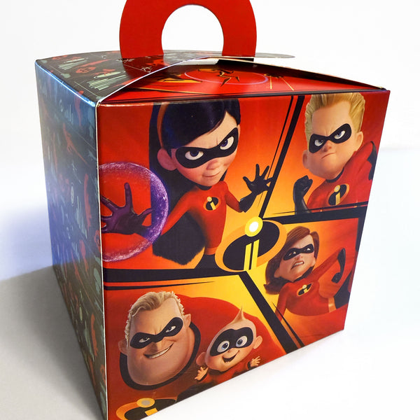 Incredibles 2 favor box – side panel design