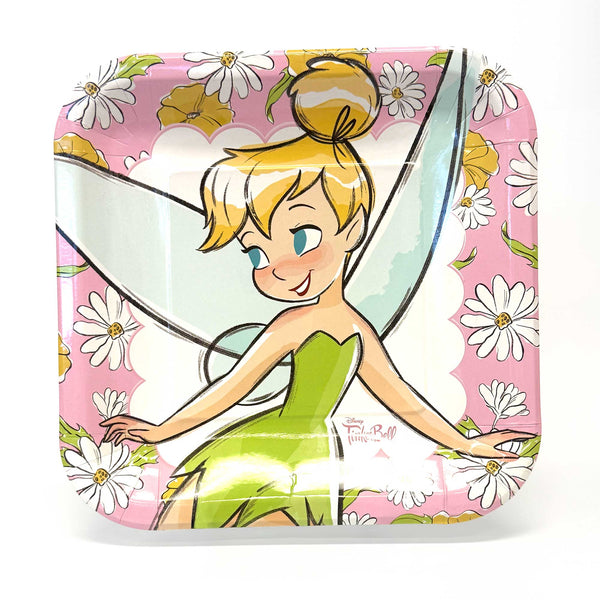 Tinkerbell Blossom 9-inch dinner plates included in the Deluxe Party Pack