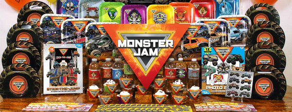 Monster Jam party pack: Exciting supplies for fans