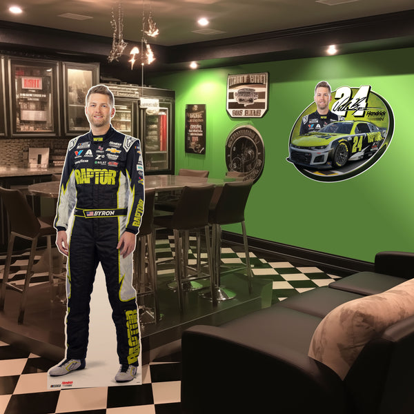 William Byron NASCAR Removable Wall Decal Set