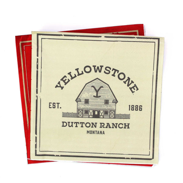 Yellowstone Lunch Napkins (16 Pack)