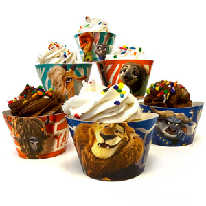 Zootopia 2 cupcake wrappers