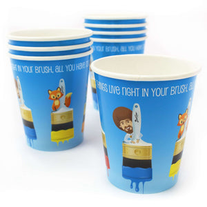 Bob Ross and Friends Party Cups (8 Pack) - Prime PartyCups