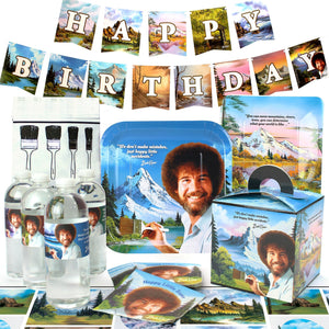 Bob Ross Classic Deluxe Pack for 8 - Prime PartyParty Packs