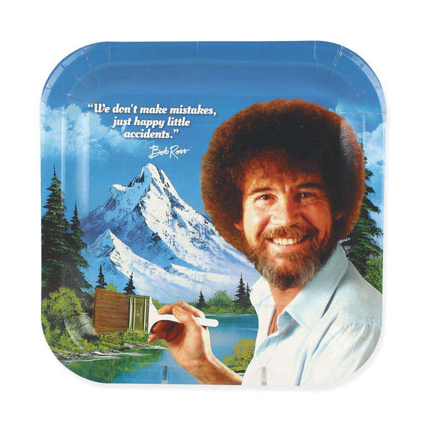 Bob Ross Classic Dinner Plates (8 Pack) - Prime PartyPlates