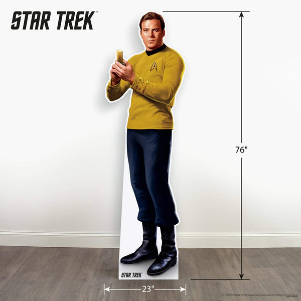 Captain Kirk Life-Size Cardboard Cutout | Star Trek - Prime PartyCardboard Cutouts