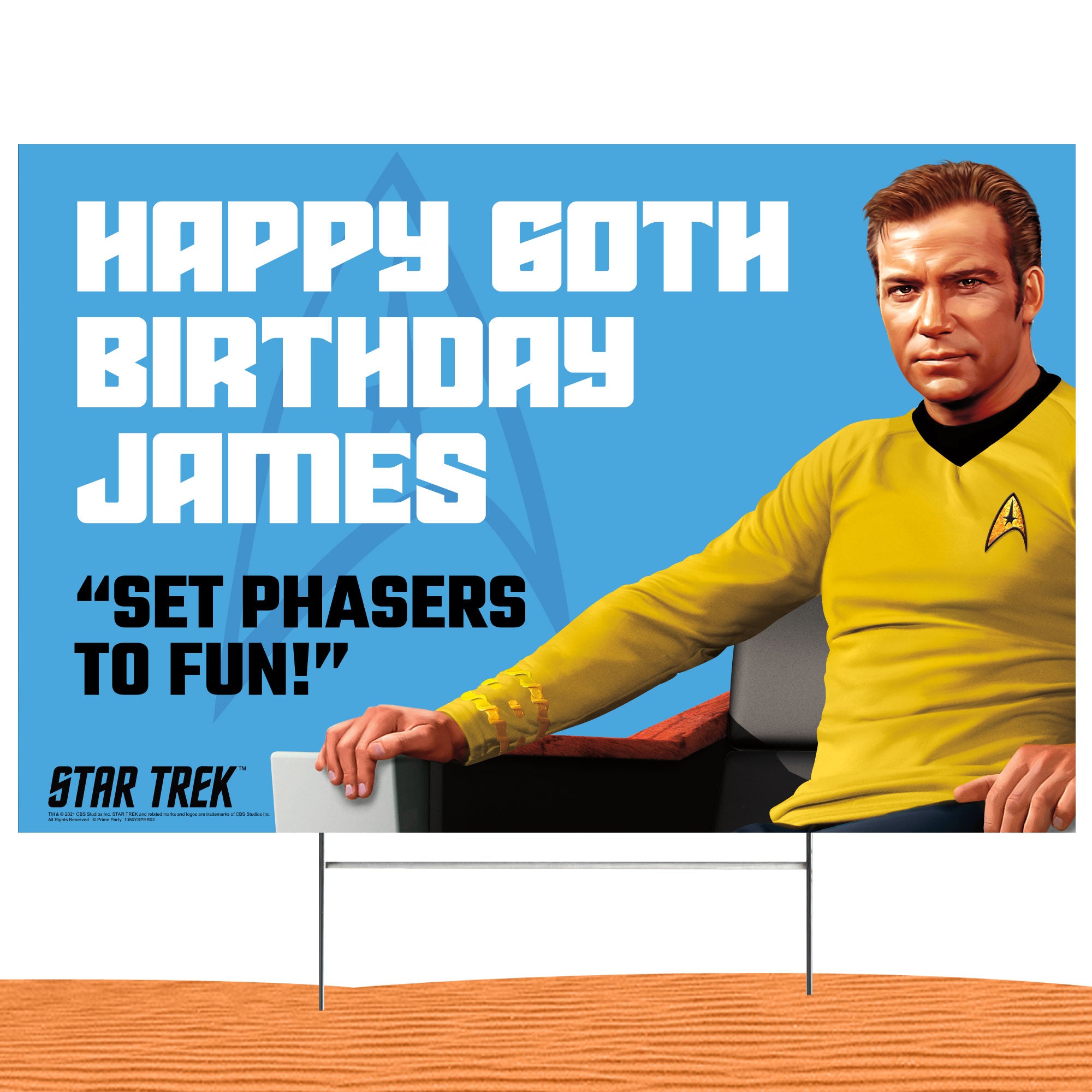 Trek Sign Personalized Star Trek Yard Signs | Primeparty – Prime Party