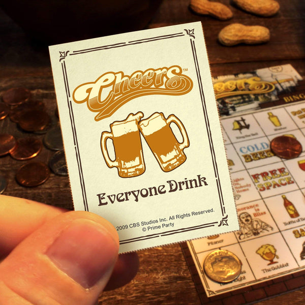Cheers Printable Bingo Game - Prime PartyGames & Activities