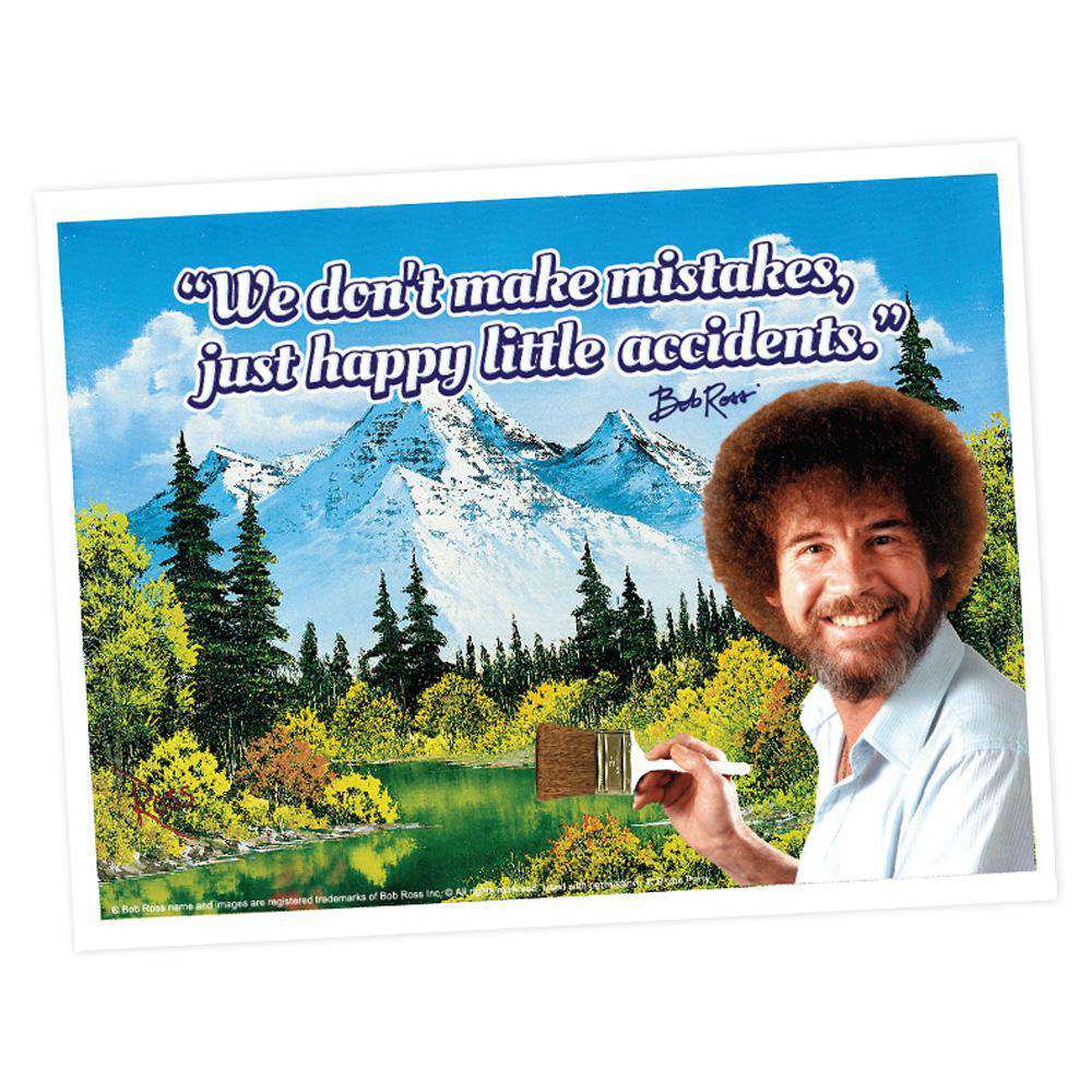  Bob Ross Printed Cake Icing Sheet (Let's Get Crazy!) - Edible  Art Kit for Cakes (Bob Ross Let's Get Crazy) : Grocery & Gourmet Food