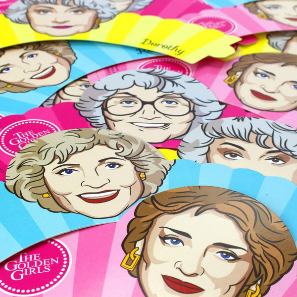 Golden Girls Cupcake Wrappers (Set of 12) - Prime PartyCupcake Wrapper