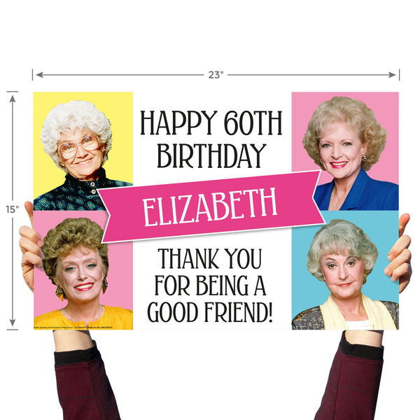 Golden Girls Personalized Yard Sign - 4 Corners - Prime PartyPersonalized Yard Signs