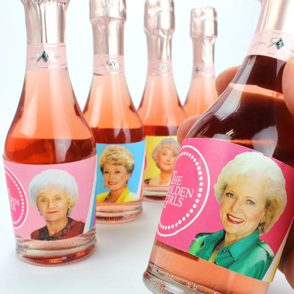 Golden Girls Water Bottle Labels, Waterproof Bottle Wraps - Set of 16 - Prime PartyWater Bottle Labels