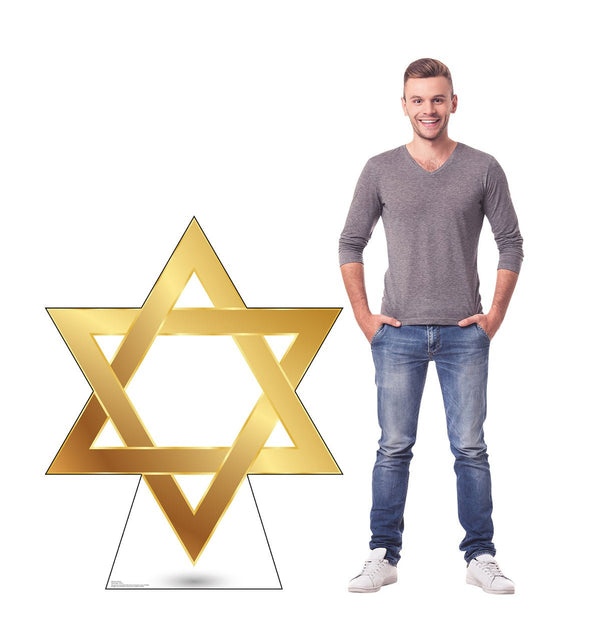 Hanukkah Star of David Cardboard Cutout - Prime PartyCardboard Cutouts