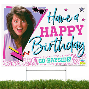 Happy Birthday Yard Sign, Saved By the Bell, Kelly Kapowski - Prime PartyYard Signs