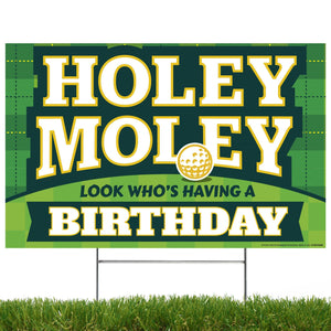 Holey Moley Mini Golf BirthdayYard Sign - Prime PartyYard Signs