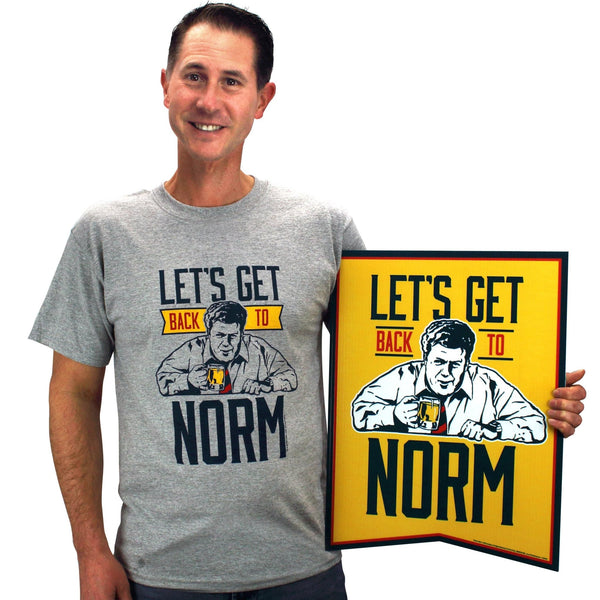 Let's Get Back to Norm – Cheers T-Shirt - Prime PartyShirt
