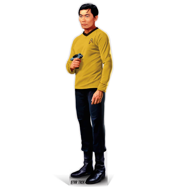 Lieutenant Hikaru Sulu Life-Size Cardboard Cutout | Star Trek - Prime PartyCardboard Cutouts