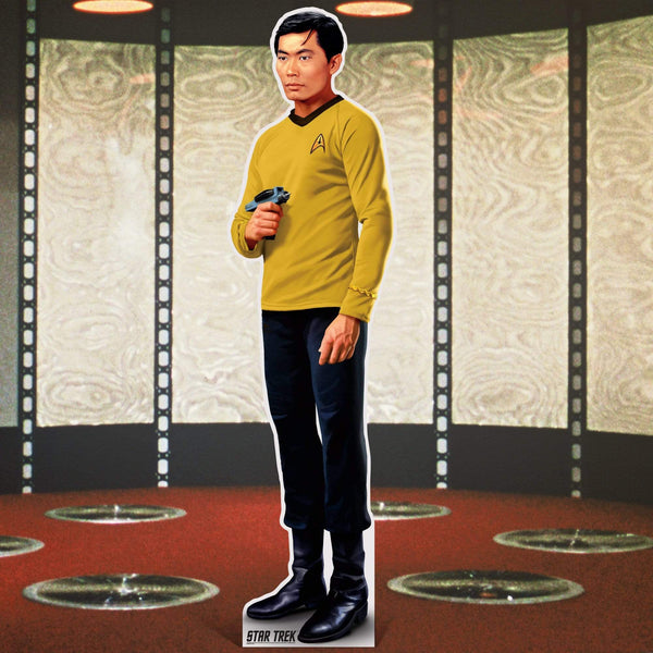 Lieutenant Hikaru Sulu Life-Size Cardboard Cutout | Star Trek - Prime PartyCardboard Cutouts