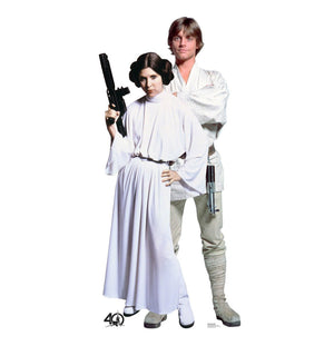 Luke and Leia - Star Wars - Cardboard Cutout - Prime PartyCardboard Cutouts