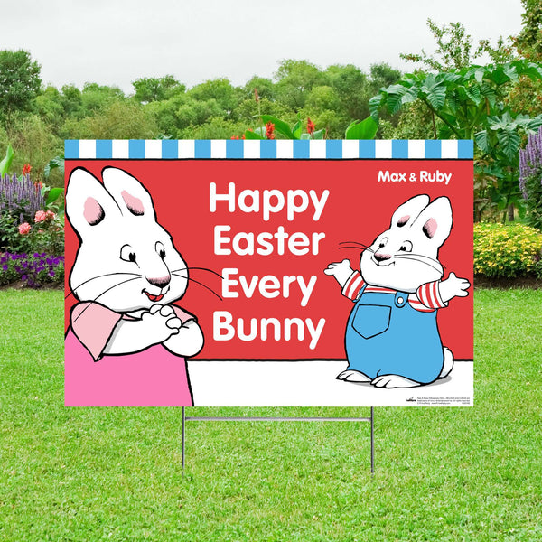 Max & Ruby Easter, Yard Sign - Prime PartyYard Signs
