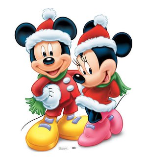Mickey & Minnie Christmas - Cardboard Cutout - Prime PartyCardboard Cutouts