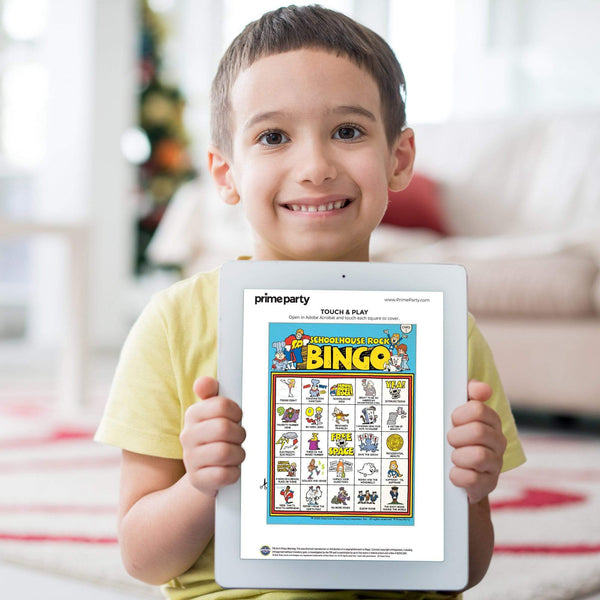 Schoolhouse Rock! Printable Bingo Game - Prime PartyParty Games