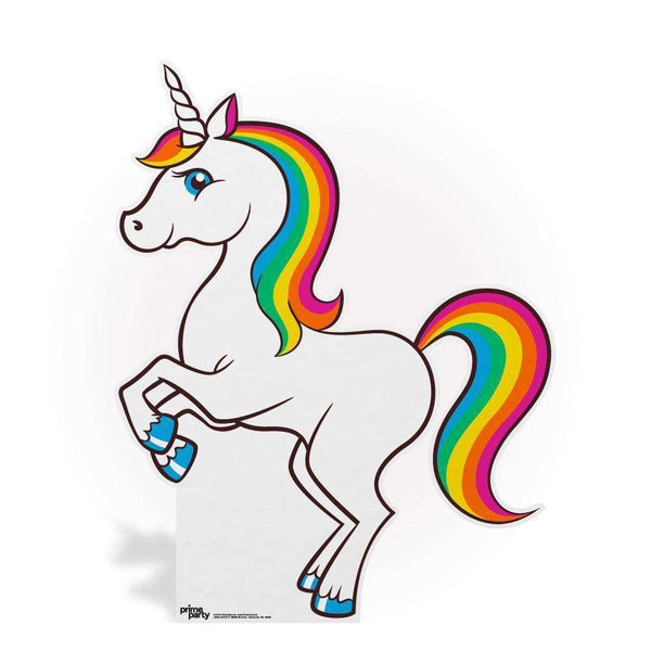 Silver Lining Rainbow Large Unicorn Cut-Out - Prime PartyCardboard Cutouts