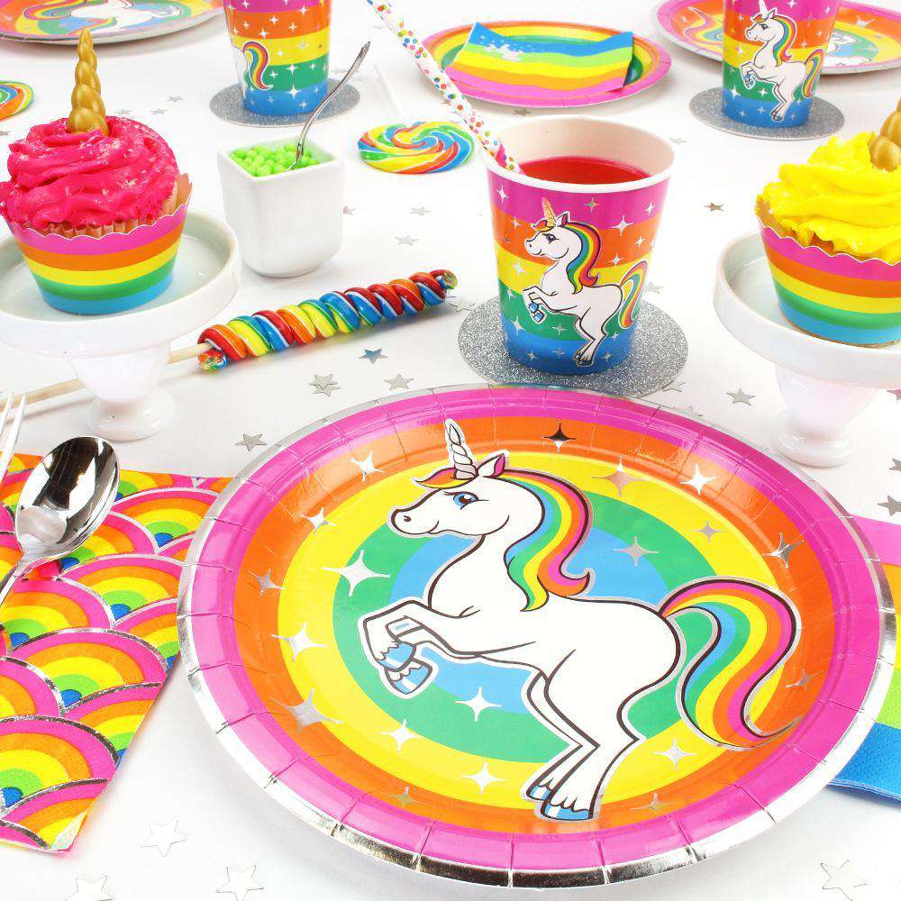 Silver Lining Rainbow Unicorn Deluxe Pack for 8