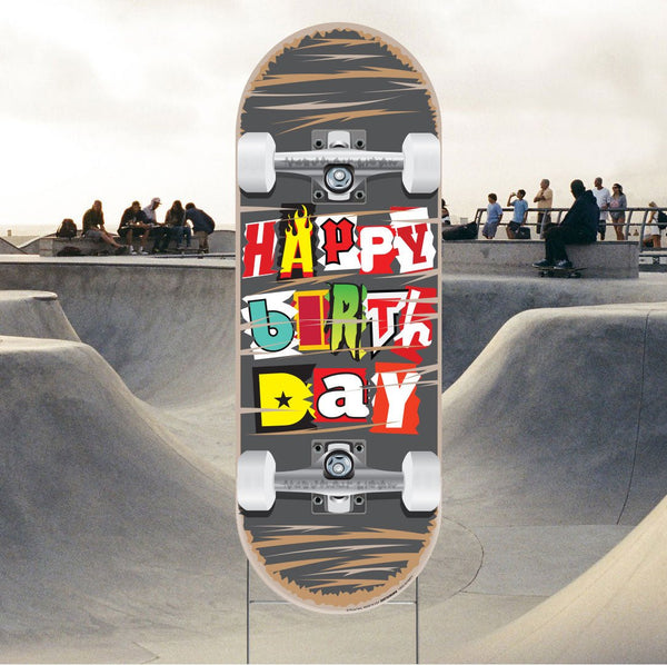 Skateboard Happy Birthday Yard Sign - Prime PartySidewalk & Yard Signs