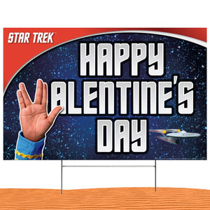 Star Trek Happy Valentine's Day Vulcan Salute - Prime PartyYard Signs