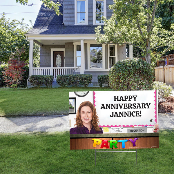 The Office, Personalized Yard Sign with Pam Halpert - Prime PartyYard Signs