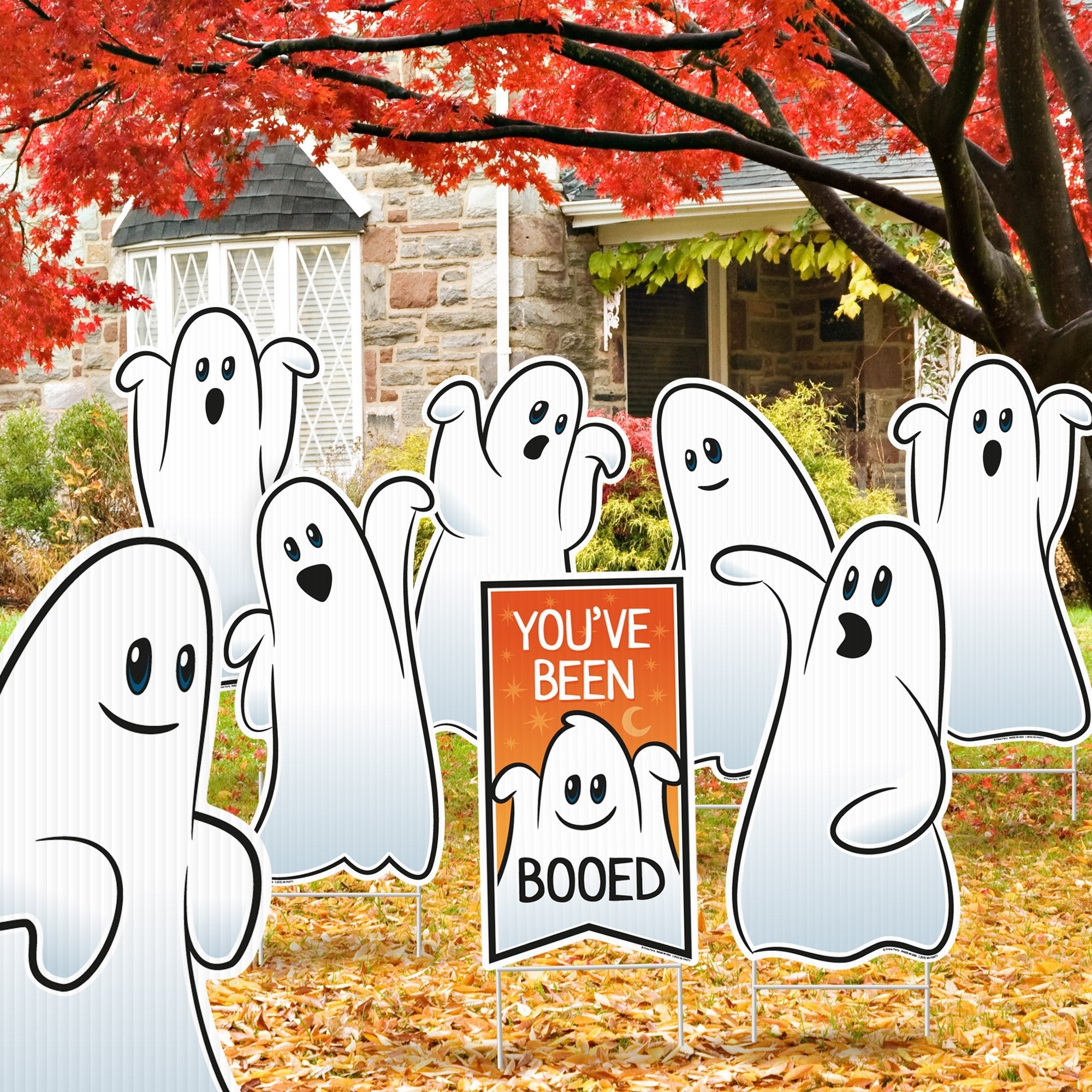 You've been Booed (8-Piece) Yard Display – Prime Party